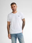Petrol Industries Rundhalsshirt mit Logo Stickerei Weiß/Creme/Hellblau