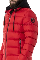 Cipo & Baxx Winterjacke Rot/Dunkelrot