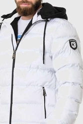 Cipo & Baxx Winterjacke Weiß/Creme