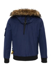 Cipo & Baxx Winterjacke Jacke Hellblau/Dunkelblau/Blau