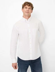 Brax Langarmhemd Style DANIEL Weiß/Creme