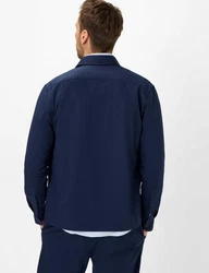 Brax Langarmhemd Style KAY Dunkelblau/Blau/Hellblau