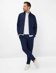 Brax Langarmhemd Style KAY Dunkelblau/Blau/Hellblau