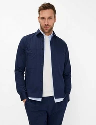 Brax Langarmhemd Style KAY Dunkelblau/Blau/Hellblau