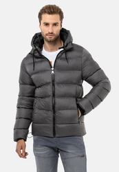 Cipo & Baxx Winterjacke Dunkelgrau/Grau/Hellgrau
