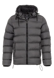 Cipo & Baxx Winterjacke Dunkelgrau/Grau/Hellgrau