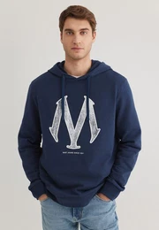 Rundhalspullover LOGO PRINTED SWEATSHIRT Logo Hoodie