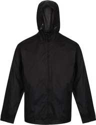 Regatta Outdoorjacke Herren Pro Packaway Schwarz/Weiß/Grau/Dunkelgrau