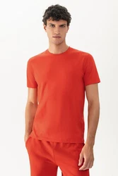 Mey Pyjamaoberteil Serie Relax Uni Orange/Rot