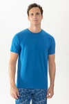 Mey Pyjamaoberteil Serie Relax Uni Blau