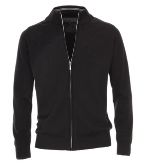 CASAMODA Cardigan Langarm mit Reißverschluss Strickjacke (004450) Schwarz