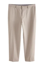 Next Anzughose Motion Flex Slim Fit Khaki/Beige/Braun