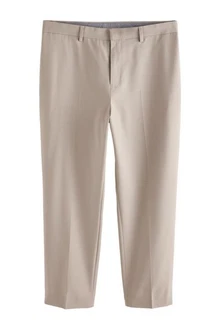 Next Anzughose Motion Flex Slim Fit Khaki/Beige/Braun