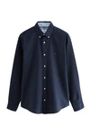 Next Langarmhemd Oxfordhemd Dunkelblau/Hellblau/Blau