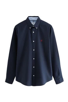 Next Langarmhemd Oxfordhemd Dunkelblau/Hellblau/Blau Next Langarmhemd Oxfordhemd Dunkelblau/Hellblau/Blau