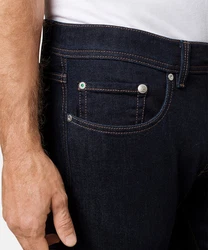 Pierre Cardin Bequeme Jeans Lyon Tapered Dunkelblau/Lila/Blau