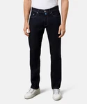 Pierre Cardin Bequeme Jeans Lyon Tapered Dunkelblau/Lila/Blau