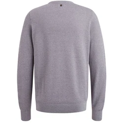 PME LEGEND Strickpullover Cotton Modal Grau/Lila/Rosa