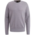 PME LEGEND Strickpullover Cotton Modal Grau/Lila/Rosa