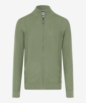 Brax Strickjacke Style JAKE Grün/Dunkelgrün/Hellgrün
