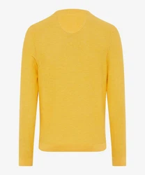 Brax Strickpullover Rick - Slim Fit Gelb