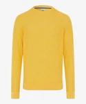 Brax Strickpullover Rick - Slim Fit Gelb