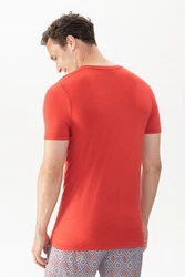 Mey Kurzarmshirt Serie Selection Uni Rot/Orange