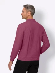 Sieh an! T-Shirt Sweatshirt Dunkelrot/Bordeaux/Lila
