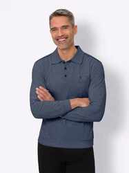 Sieh an! T-Shirt Sweatshirt Grau/Dunkelblau/Hellblau