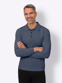 Sieh an! T-Shirt Sweatshirt Grau/Dunkelblau/Hellblau