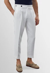 Antioch 7/8-Strandhose Cotonou Weiß/Creme/Grau