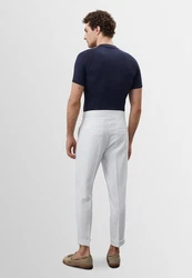 Antioch 7/8-Strandhose Cotonou Weiß/Creme/Grau