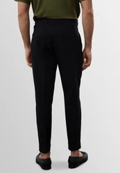 Antioch 7/8-Strandhose Cotonou Schwarz/Dunkelblau