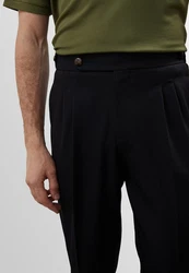 Antioch 7/8-Strandhose Cotonou Schwarz/Dunkelblau