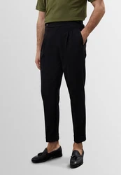 Antioch 7/8-Strandhose Cotonou Schwarz/Dunkelblau