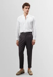 Antioch 7/8-Strandhose Cotonou Dunkelgrau/Grau/Braun/Khaki/Lila