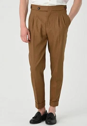 7/8-Strandhose Cotonou - High waist - Regular Fit - Button detailed