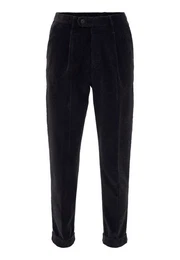 7/8-Strandhose Tiran - Velvet - High Waist - Pleated
