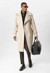 Antioch Wintermantel Petronilla Beige/Khaki/Braun