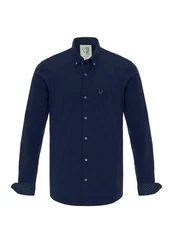By Diess Collection Blusenshirt Shirt Dunkelblau/Blau/Hellblau