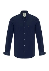 By Diess Collection Blusenshirt Shirt Dunkelblau/Blau/Hellblau