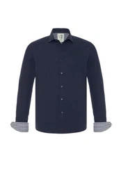 By Diess Collection Blusenshirt BASIC Dunkelblau