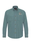 By Diess Collection Blusenshirt Shirt Dunkelgrün/Grün/Hellblau/Türkis/Blau