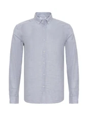 Moxx Paris Blusenshirt Casual Shirts Grau/Hellblau/Blau