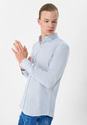 Moxx Paris Blusenshirt Casual Shirts Hellblau/Blau