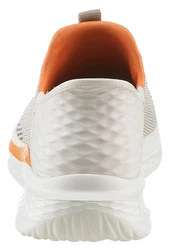 Skechers SLADE-QUINTO Slip-On Sneaker Orange/Khaki/Grau