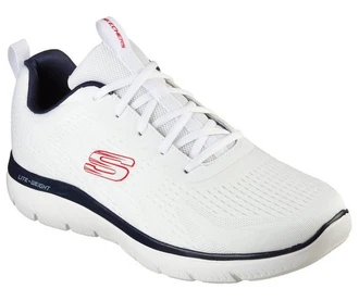 SKECHERS Sneaker Summits Torre Weiß/Creme/Blau/Dunkelblau/Hellblau