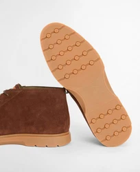 Barbour Lederschuh Tucker Chukka Schnürstiefel Braun/Bordeaux/Dunkelrot/Dunkelbraun
