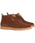 Barbour Lederschuh Tucker Chukka Schnürstiefel Braun/Bordeaux/Dunkelrot/Dunkelbraun