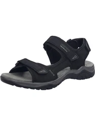 Josef Seibel Arlo 02 Sandale Trekkingsandale Komfortschuh Schwarz/Dunkelblau/Dunkelgrau